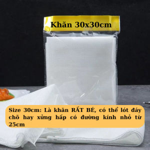Khăn hấp xôi khăn đồ xôi khăn hấp bánh hấp đậu đỗ giúp lọc nước không bị nhão không dính