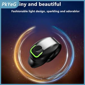 PkYeG Tai Nghe Với Microphone Bluetooth 5.3 Tai Clip Tai Nghe TWS Tai Nghe Không Dây Duy Nhất Trong Tai HD Hifi Stereo Điều Khiển Cảm Ứng Thể Thao