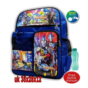 TAS RANSEL SD/TK ULTRAMAN TAS RANSEL SD/TK BERHADIAH BOTOL TAS RANSEL SD/TK LAKI  RANSEL SD COWO