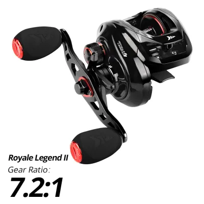 KastKing Royale Legend II Baitcasting Reel 7.2:1 5.4:1 Gear Ratio Carp Reel Freshwater Aluminum Spool 8 KG Drag Fishing Coil