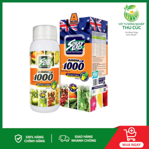 Amino 1000 Cao Cấp Hoa Tươi Quả Mỏng Nhập Khẩu Từ Úc Chai 500ml Pha 400L