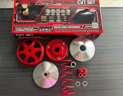 MUTARRU RACING CVT PULLEY SET M3 / MIO / CLICK / NMAX V1 V2 / AEROX / BEAT FI / PCX 150 / BURGMAN / GEAR / GIORNO + PLUS / GY6
