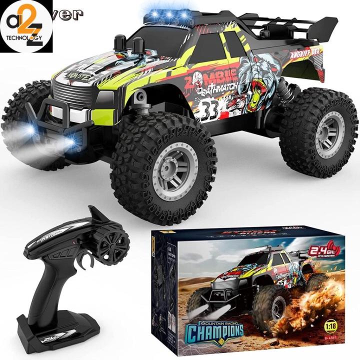 Sleek】 iBliver Rc Cars 1:18 Scale All Terrain Remote Control Car