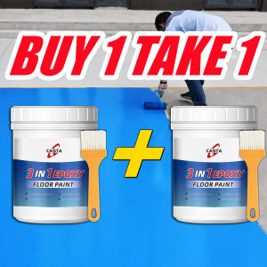 💥BUY 1 TAKE 1💥3 In 1 Epoxy Floor Paint Epoxy Flooring Paint Epoxy Flooring Paint Set Epoxy Paint For Flooring Floor Paint Epoxy Wear-Resistant Epoxy Floor Paint For Cement Floor Color Change Garage Floor Paint