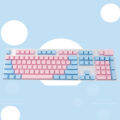 104 Keys ABS Pink Black White Grey Keycaps OEM Profile Universal Light Throught Key Cap for RK61 GK61 RK87. 