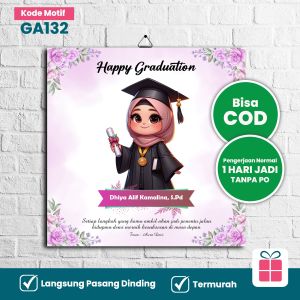 Kado Hadiah Wisuda Animasi Cewek Unik Murah Aesthetic estetik Mewah GA131 MD1