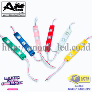 Lampu LED Strip SMD 3 Mata 5730 DC 12Volt | Lampu kolong Motor/Mobil 3Mata | Lampu Led module 3 Mata