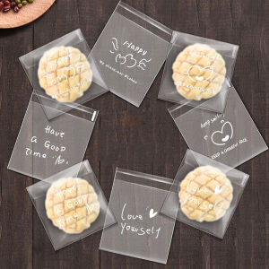 Bread Packaging Bag Transparent Self-adhesive Candy Gift Bags Bread Toast Cookies Baking Packaging General Packaging For Bakeries DIY Homemade Bakery Bulk Use Baking Accessories