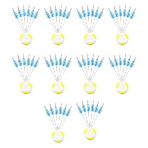 10Pcs Silicone Space Beans for Line Management Fishing Accessory Fishing Line Anti Entanglement Space Bean Replacement