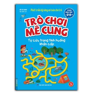 Sách Trò Chơi Mê Cung Phát Triển Trí Tuệ Và Kỹ Năng An Toàn Cho Trẻ 2 - 8 Tuổi Bìa Mềm (Lẻ từng cuốn) Minh Thắng