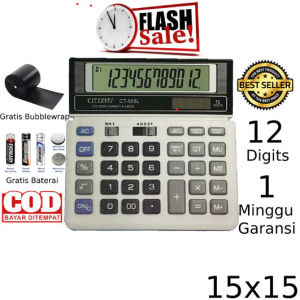 Kalkulator CT-868-L/12Digit/2 Power energy/Kalkulator Bisnis