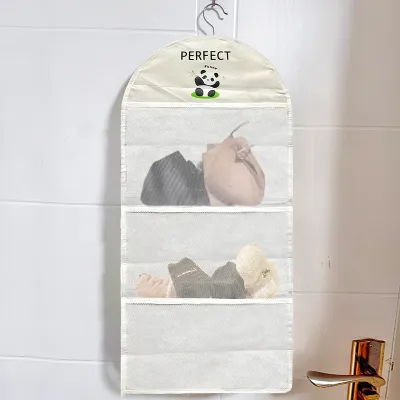 Dorm Bedside Wall Storage Bag HangingSocks Underwear BrasWall Mounted HangingStorage Bag for Clothes
