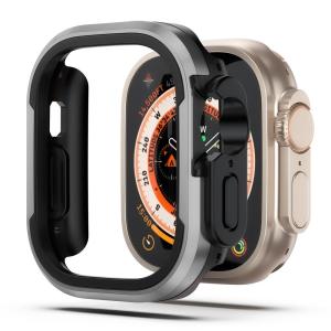APPLE WATCH 5 6 SE SE2 44MM 45MM Ultra 49MM Aluminum Bumper Metal Rugged Full Protection Case