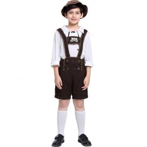 3 cái quần short lederhosen cho bé trai hóa trang lễ hội oktoberfest lễ hội bia bé trai phù hợp trang phục halloween đóng vai lễ hội tháng mười