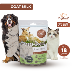 PetMarra Freeze-Dried Lollipop for Dogs and Cats Treats Goat Milk Flavor 18g pet food dog cat all breeds