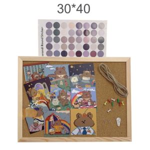 Decorative Board With Frame Cork Board Message Board Household Photo Wall Background Board
