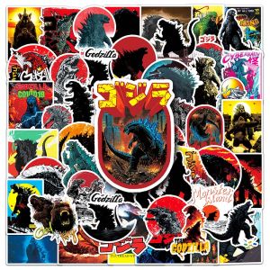 50 miếng dán Quái Vật Godzilla đồ chơi trẻ em nhãn dán chống thấm nước xe máy tính xách tay trang trí graffiti hoạt hình hoạt hình