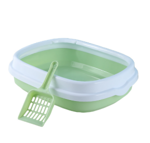 Harga Grosir -Tempat Buang Kotoran Hewan / Paket Litter Box + Sekop Pasir Kucing / Pasir Kotoran