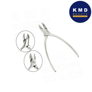 กรรไกรตัดหนังปลายแหลม ผลิตจากวัสดุ สแตนเลสคุณภาพดี ขนาด  ยาว 12.3 ซม.