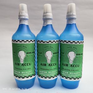 ACCU BIRU AIR AKI UNTUK TAMBAH AKI BASAH BOHLAM BEST QUALITY 500 ML 3PCS