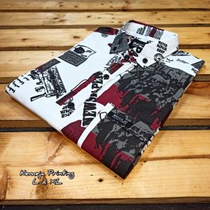 Ramfg Clothing: Kemeja Pantai Musim Panas Motif Casual