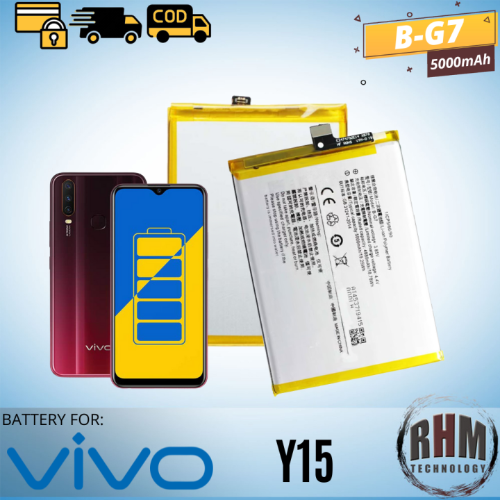 Vivo Y15 Battery | Model: B-G7 (5000mAh) Original Equipment ...