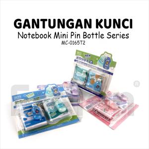 2pcs Note Book MINI +Gantungan Kunci / 1pak Notes Mini + Kancing