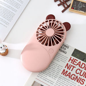 Mini Small Fan 3-in-1 Beauty Mirror Fan With Bracket USB Portable Fan