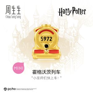Chow Sang Sang  周生生 999 Gold Harry Potter Train Charm for Women & Men 92750C  (Bracelet Not Included)
