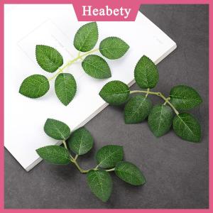 Heabety  10 30 50 Lá Hoa Hồng Nhân Tạo cây xanh giả hoa hồng lá thủ công tự làm