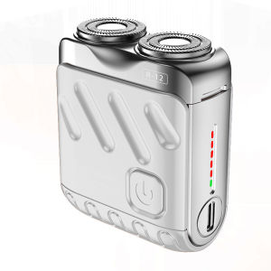 Rotary Double Ring Electric Shaver USB Rechargable Razor Beard Trimmer Portable IPX7 Waterproof 电动剃须刀