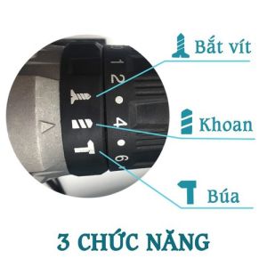 Máy khoan pin Makita 36V - Lõi đồng - 3 chức năng - Pin xám 5 celll - Máy bắt vít 36V - Máy khoan dùng pin FULL BOX 2 PIN[Tặng bộ chi tiết ]