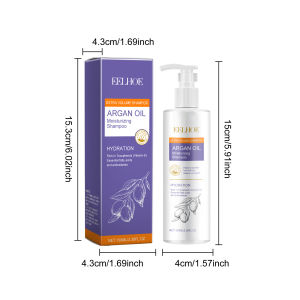 EELHOE Moroccan Nut Oil Shampoo – Fluffy & Abundant Hair Repairs Dry & Frizzy Hair Smooth & Fluffy Hair Care
