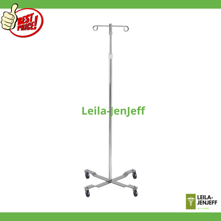 IV Stand Two Hooks Medical Stainless Lazada PH