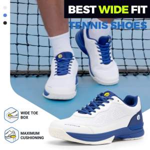 Giày thể thao FitVille cho nam giày tennis giày sneaker đào tạo chuyên nghiệp chống trượt thấm mồ hôi hỗ trợ cho bàn chân sưng tấy và vòm chân