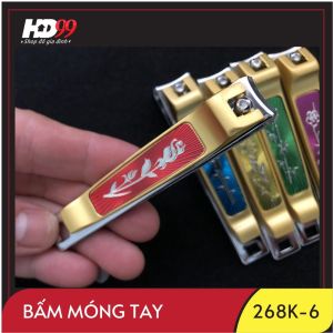 Bấm Móng Tay Móng Chân Cao Cấp HENGJINDA 268K-6 Hàng Chất Lượng Cao Từ Thép Chuyên Dụng Kiểu Dáng Phù Hợp Bàn Tay người Việt Nam