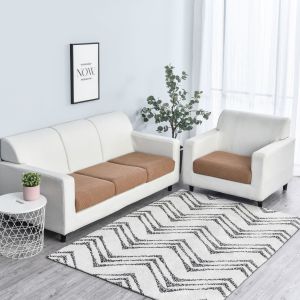 Xhome decor [PH stock+COD] 1/2/3/4 Seater Sofa Seat Cover Plain Color Elastic Sofa cushion Cover Room Decor Stretch Sofa back cover cushion cover