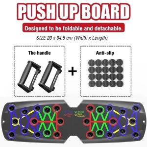 BFCC Multi Function Fold System Push-Up Bracket Board Portable For Home Fitness Training Equipment