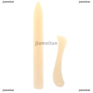 [COD] jiameitan 2Pcs Bone Folder Craft Tools Leather Scoring Folding Creasing Paper Accessory