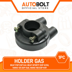 Holder Gas 2 Kabel Beat Sporty FI eSP K25G Pop Vario 125 150 LED eSP New 2015-2018 Mangkok Mangkuk Rumah Pipa