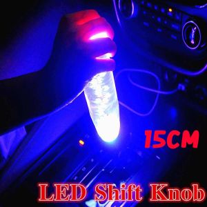10/15/20/40CM Gear Shift Knob Universal LED Crystal Lever Kambyo For Car Truck Handl Manual Colorful