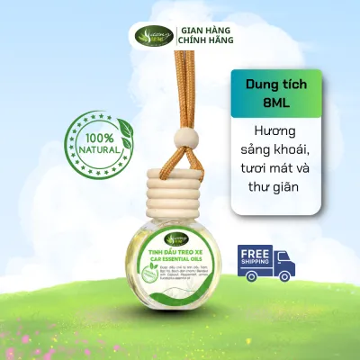 Tinh Dầu Treo Xe Hương Đất Việt Từ Bạc Hà Tràm Bạch Đàn Chanh - Khử mùi hôi Ngăn Côn Trùng Thơm phòng Thư Giãn Tự Nhiên