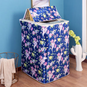 【Cheapest】Washing Machine Cover Household Protective Cover With Zipper Random Design 5KG-18KG Automatic Turbine Roller Pulsator Top Load Washing Machine Cover Dustproof Sunscreen Waterproof Case Anti-Dust Cover