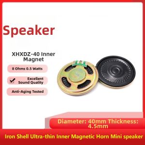 NEXTYOO 2pcs Vỏ Sắt Còi từ tính bên trong Siêu Bản gốc Loa Radio Đồ Chơi Đường kính 40MM Loa mini