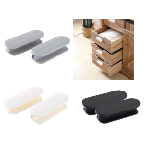 Self Adhesive Balcony Door Handle Set Durable & Stylish Cabinets Pulls No Drilling Required Simple Installation for Home