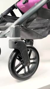 Buggy Tire For Uppababy Vista V1 /V2 Pushchair Front Wheel Custom Tyre PU Tubeless Perfect Replace Baby Stroller Accessories