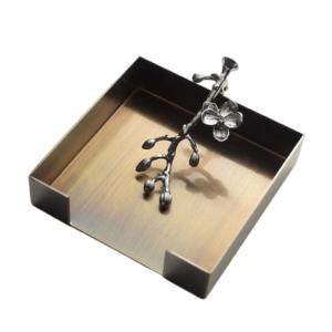 Modern Napkin Holder Flat Designs with Sturdy Stainless Steel Materials for Farmhouses Dinner and Home Organization