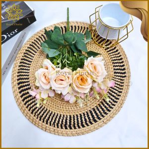 Mawar Peony X5/Bunga Artificial Mawar/Bunga Buket/Bunga Hantaran| (KN-203)