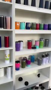 Tay Cầm Mẫu Mới Hai Dây 316 Cốc Giữ Nhiệt Inox Ấm Trà Dung Tích Lớn Cho Học Sinh Nam Nữ Mang Cốc Nước Trên Xe Ngoài Trời