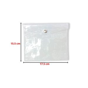 PST Pouch Kosmetik Transparant Tas Make Up Transparan Bahan Mika PVC Tempat Pensil Tempat Alat Tulis Dompet Transparan Tempar Penyimpanan Serbaguna Murah